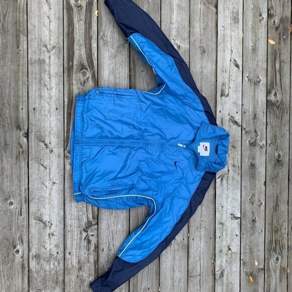 Vintage 90s Nike Jacket Varisty Blue Medium - Picture 3 of 8